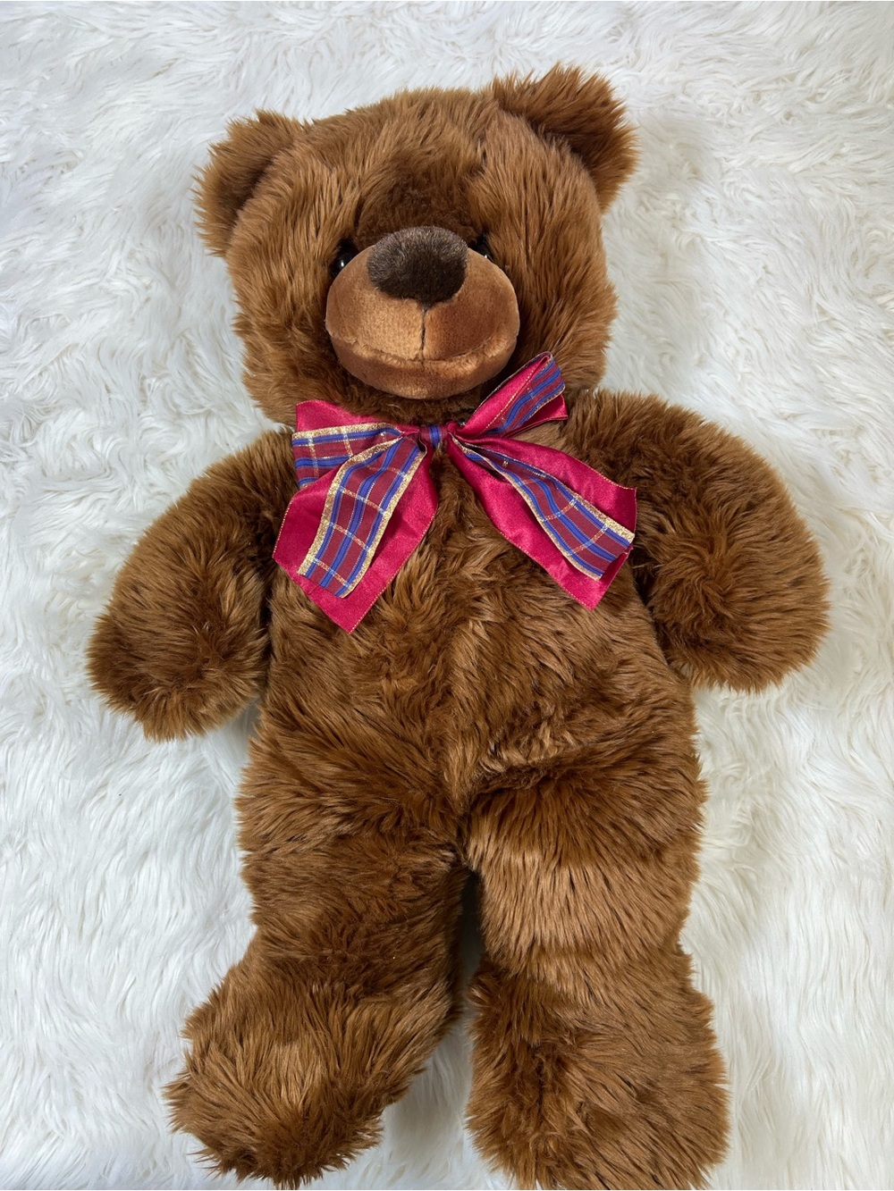 Vintage Golden Bear Co Germany Holiday Collection Teddy Bear Plush 25”